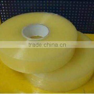 Light environmental friendly yellow acrylic BOPP tape