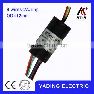 capsule slip ring 012-9c dia.`12mm 9 wires 2A/9wires