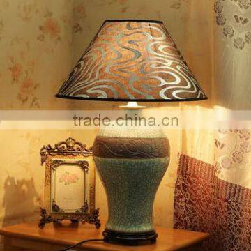 Best selling chinese vintage ceramic table lamp with base shadow