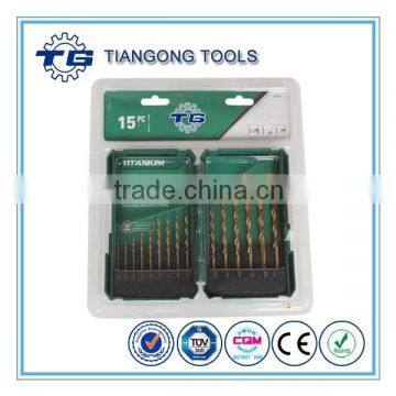 High Quality High Speed Ti-coating Twist Bit Sets