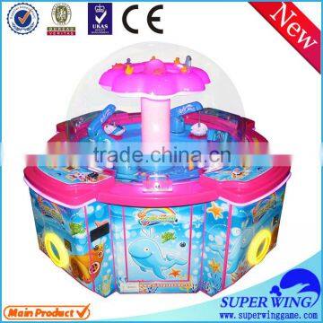 Hot sell rainbow paradise mini toy grab machine small claw machine