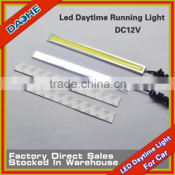 LED Daytime Running Light DC 12V White for Car Motorcycle Truck Safe Drive 2 Years Warantee New Product