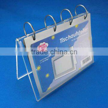 Modern design office decoration Acrylic desktop calendar stand with Experienced Factory Made