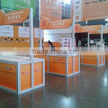 trade show exhibit counter