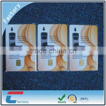 contact IC card used for hotel door lock system