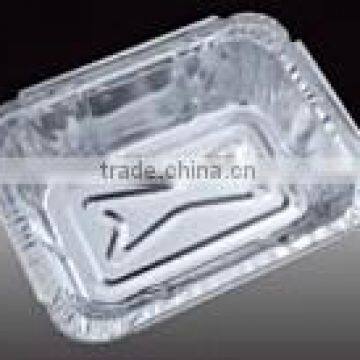 small rectangle aluminium foil food container