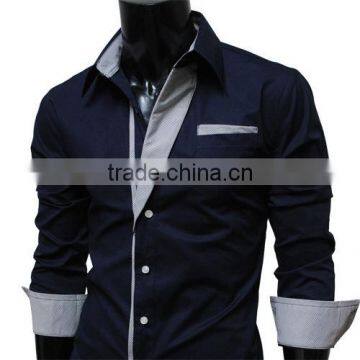 OEM Custom Non Iron Linen Cotton Shirt With Pocket photo-3