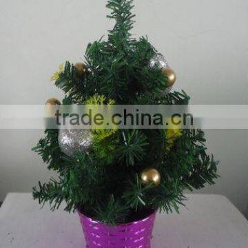 Promotional decorated mini Christmas tree