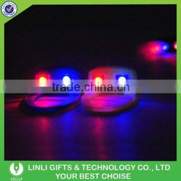 Silicone Dual LED Bi Color Helmet Bike Light