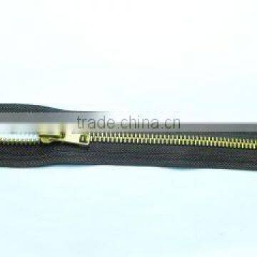 5# gold metal zipper zipper open end zipper with auto-lock slider zipper jacket zipper