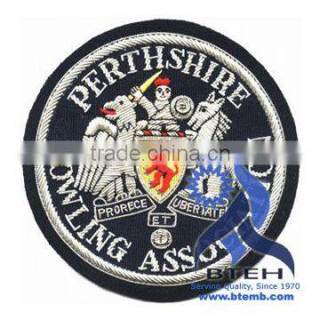 Bullion Club Badges | Hand Embroidered Bullion Wire Club Blazer Badge