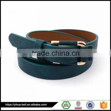 Top style manufacturers cheap pu thin belt for women