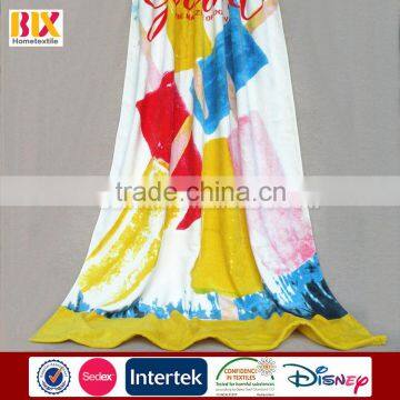 2015 Latest Hot Selling super cheap 100% cotton customer printed beach towel