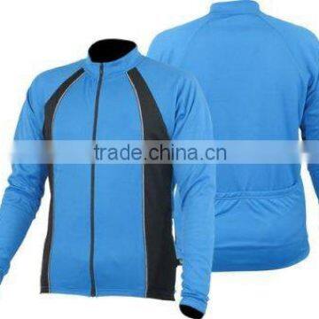 100% Polyester Long Sleeve Cycling Jersey