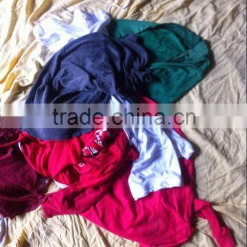 Used Cotton Clothing for Wiping Rags