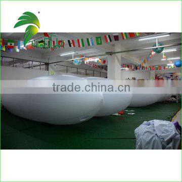 High Qualilty Large inflatable Blimp For Sale , White Outdoor Helium Blimp Airship For Advertising