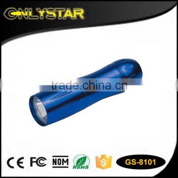 Onlystar GS-8101 aluminum 1W led china supplier promotional mini led fleshlight with CE&ROHS flesh torch