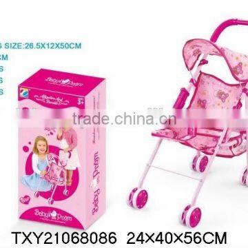 2015 Hot Sale High Quality Baby Doll Stroller Metal cart
