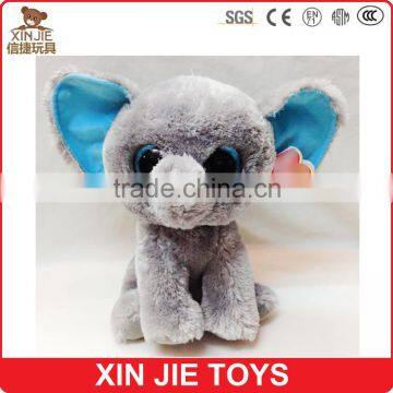 cute big eyes plush elephant toy cute stuffed elephant toy hot selling soft elephant toy