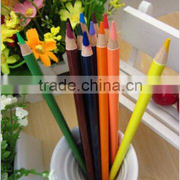 7" round color pencil /12 pcs color pencil in paper box / senior coloring pencil