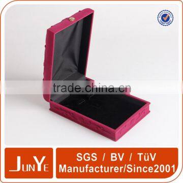 with lock name brand velvet packaging box jewelry