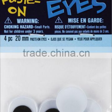 DIY Creativity for kids black with white 20mm moving eyes