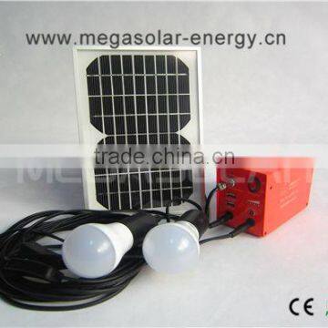 20W Portable solar power generator with LED Lamp
