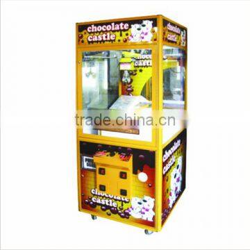 Chocolate Castle Arcade Game Machine Claw Crane For Sale