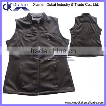 Women's softshell vest, sleeveless softshell jacket