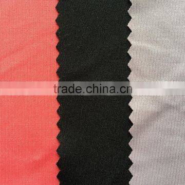 Supply Many Bright Colors of DTY Polyester Spandex Jersey Fabric for T-shirt and Swim Wear