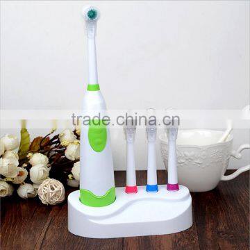 Family Pack Electric Roating Type Toothbrush With 4 Colors Extral Heads