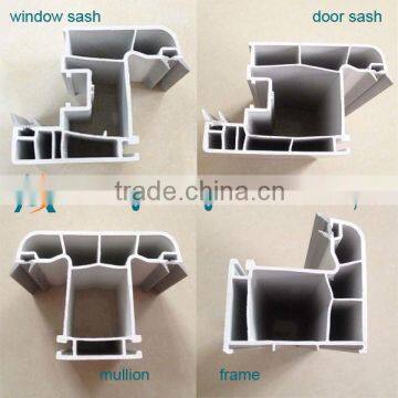 building pvc casement window profile