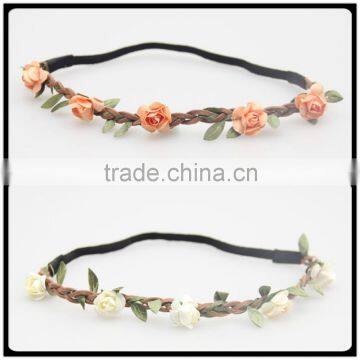 Hot flower flora fashion hair bands for girls sales headband headwear