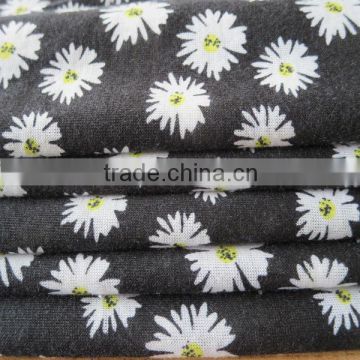 100% Polyester printed poly spun knitted fabric china manufacturer