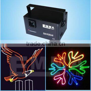 Disco ILDA Animation 2.5W RGB Colorful Laser Light