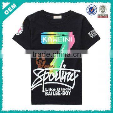 Custom Round Neck 100% Cotton Kids T Shirt Wholesale (lyt010145)