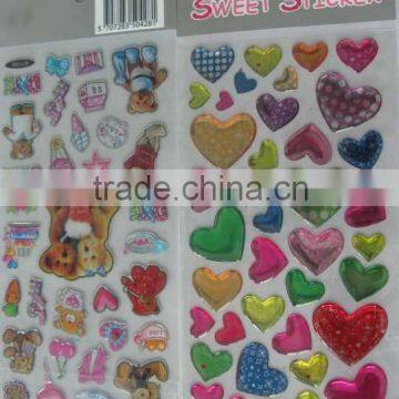 Customized Wholesales promotional waterproof home decorative gift soft epoxy sticker label