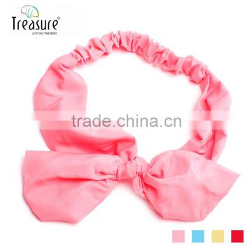 Costume jewelry cutton fabric bowknot headband accessory for cute girl