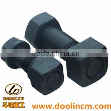 40Cr Track Shoe Nuts and Bolts Applied to Excavator Bulldozer Grader