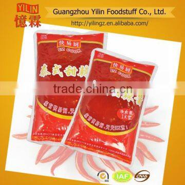 OEM service YILIN brands 2kg Thai Sweet Chili Sauce in China factory