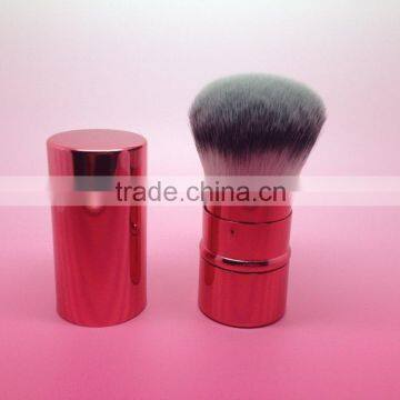 soft hair retractable make up powder blush brush