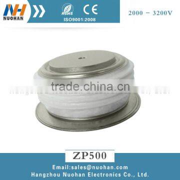 ZP500 1000~1800V 500A high current capsule type rectifier diode high current diode