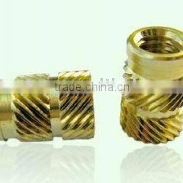 brass threaded insert, brass insert, brass spacer