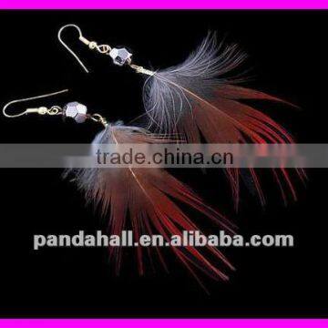 Fashion Feather Exotic Earring(EJEW-D008-160)