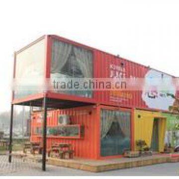 40ft container shop , 20ft flat packed living container house , sandwich panel container office