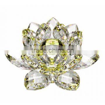 New Arrival Wedding Centerpieces Decoration Crystal Glass Lotus flower