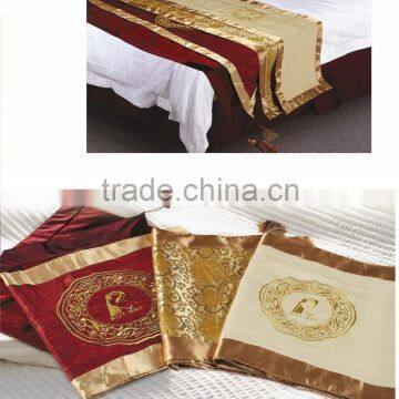 bed runner/bedding sets/star hotel bedding/hotel bedding linen