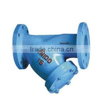flange connection stainless steel Y basket filter