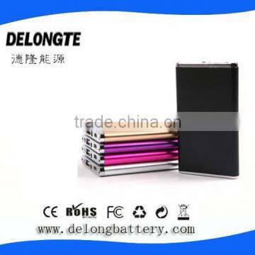 Portable mobile power charger 6000mah battery charger power bank