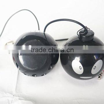 Wholesale 3.5mm Mini Round Speaker Ball Mobile Phone Portable Amplifier Speaker